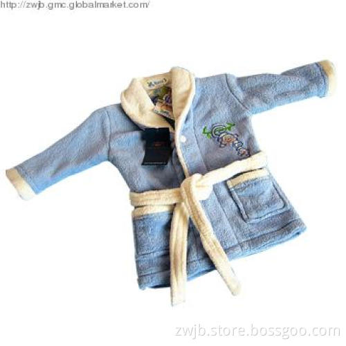 100% Polyester Children Bathrobe